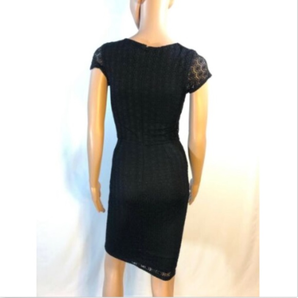 Love Ady Women’s Dress Pencil Stretch Black Zip S - Picture 2 of 6